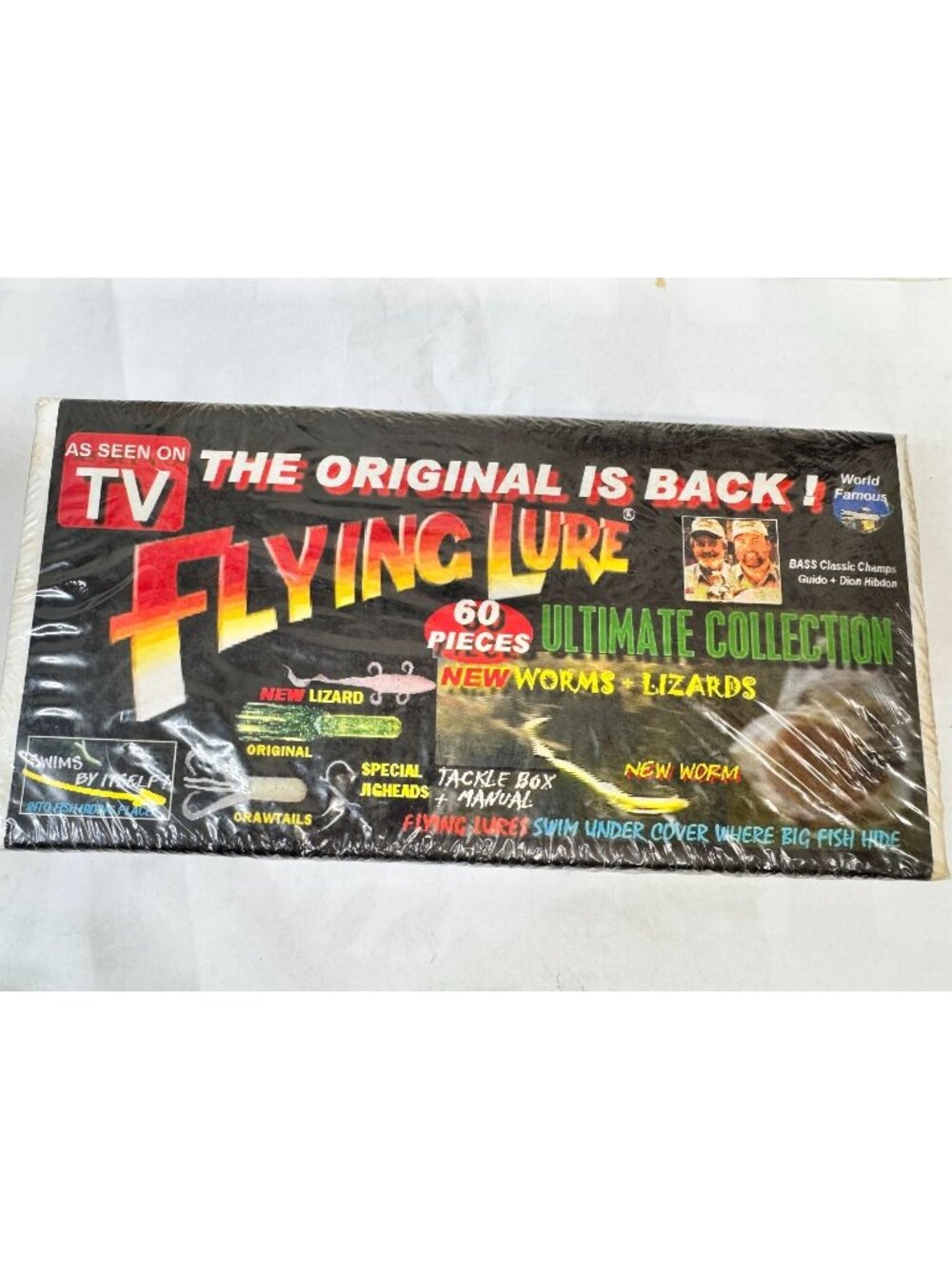 Original Flying Lure Sealed Box-Hooks-Reel and more